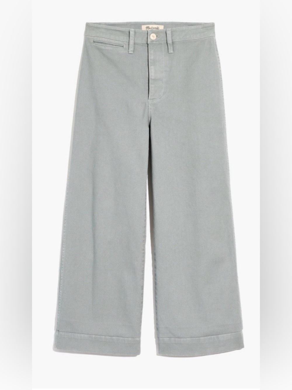 Madewell Emmett Wide-Leg Crop Pants High Waist Women’s Size 29 Casual Essential
